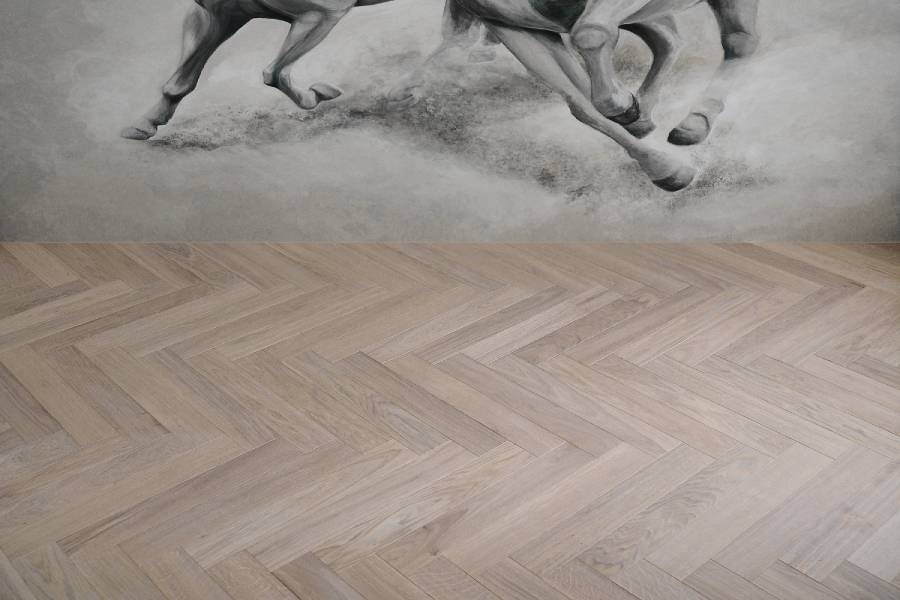 Oak Flooring with White Oil